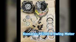 PC200-6 PC220-6 6D102 Excavator Parts Swing Motor Assy 706-75-01170