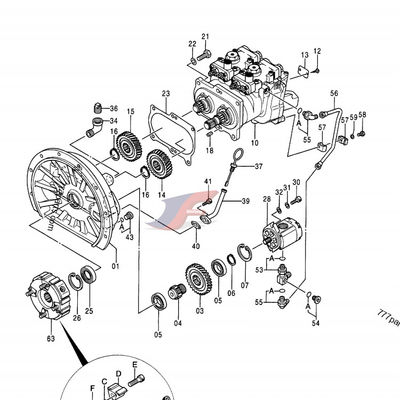 Hydraulic Main Pump HPV050 9101530 EX100-5  EX120-5 Excavator Parts